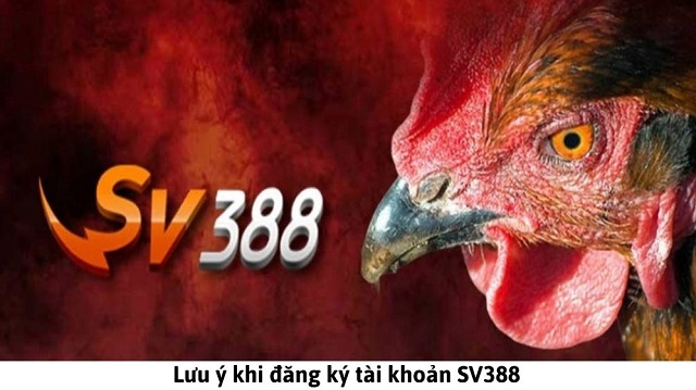 Lưu ý khi đăng ký và chơi tại Sv388